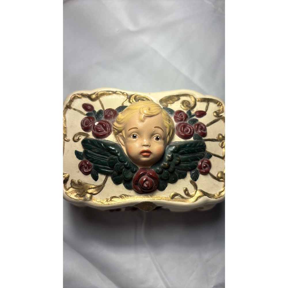 Angel Decorated Hand painted Beautiful Box